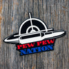 Picture of Pew Pew Nation Logo Sticker