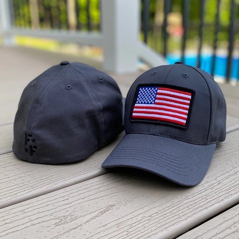 USA Flag logo hat