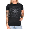  Women's Liberty or Death Patriotic T-Shirt