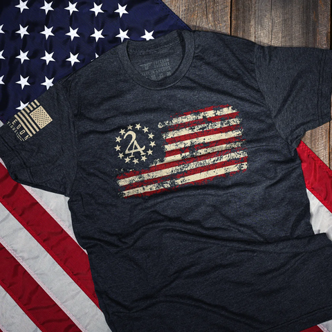Betsy Ross Flag Patriotic T-Shirt