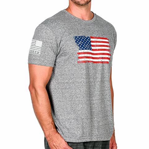76 Stars & Stripes American Flag Patriotic T-Shirt