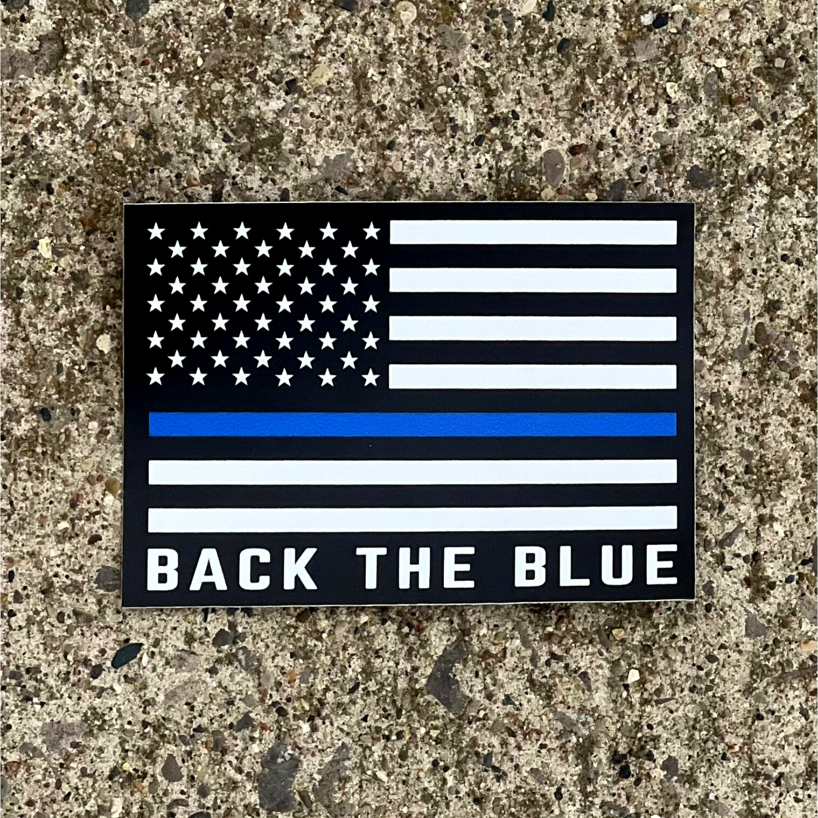 Back The Blue Sticker