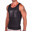 Picture of Men's Murdered Out American Flag Tank Top