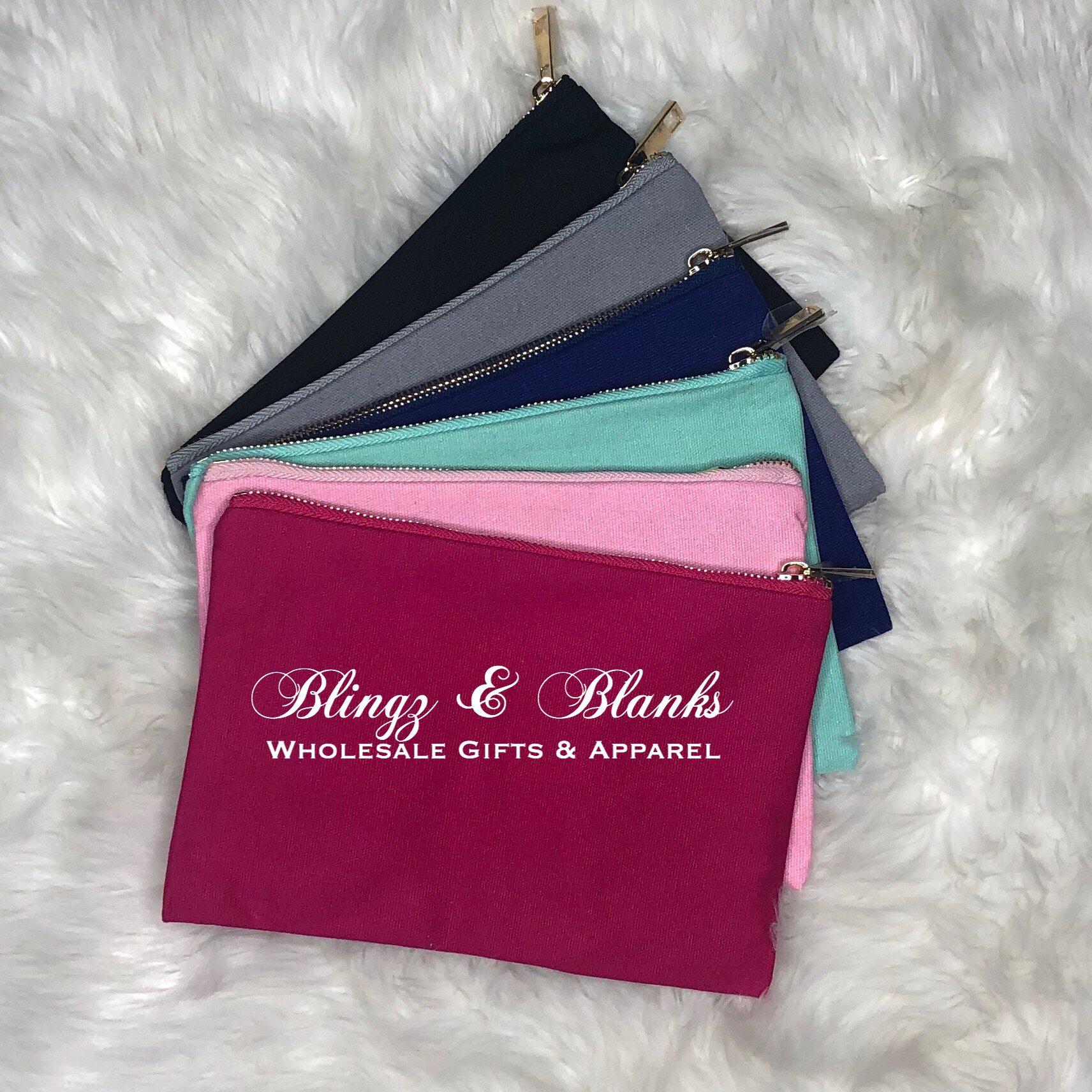 Download Cotton Canvas Makeup Bags - Blingz And Blanks Wholesale ...