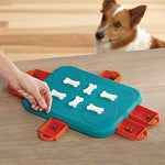 Outward Hound Dog Brick Interactive Treat Puzzle Dog Toy, Intermediate