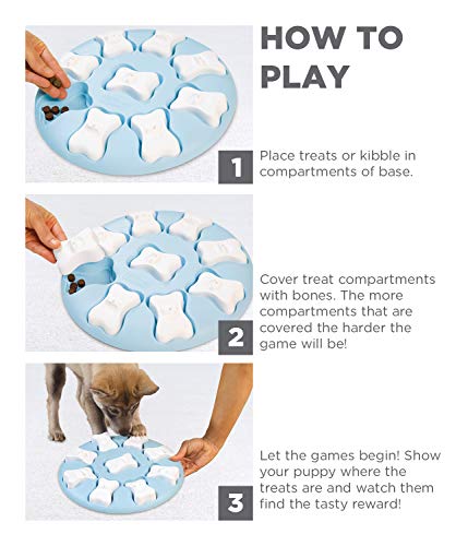 Outward Hound Dog Brick Interactive Treat Puzzle Dog Toy, Intermediate