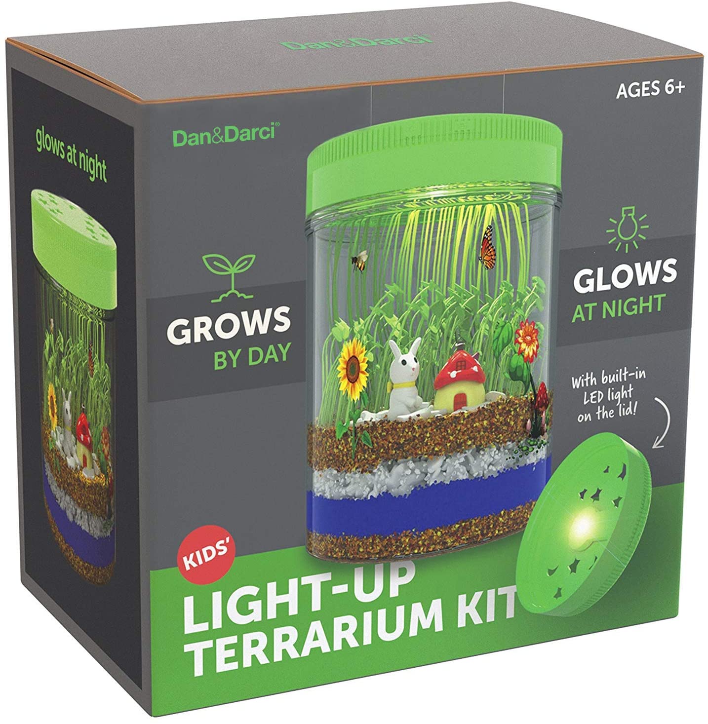 Light-Up Terrarium Kit for Kids - STEM Activities Science Craft Kits - Kids Crafts Gifts for Kids - Educational Kids Toys - Arts and Crafts for Girls