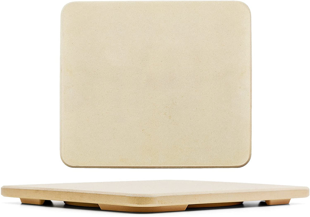 #1 Pizza Stone - Baking Stone. SOLIDO Rectangular 14"x16" - Perfect for Oven, BBQ and Grill