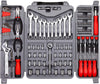 Cartman 123Piece Tool Set Ratchet Wrench with Sockets Kit Set in Storage Case