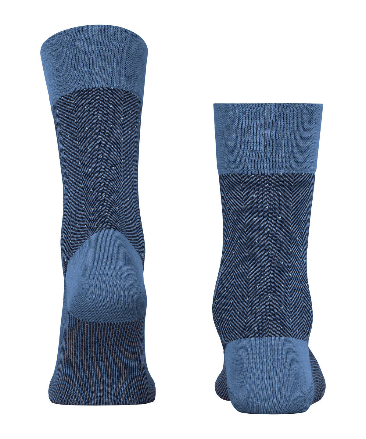 Men's Merino Wool Sock- Blue Falke- Contrary Q. Contrary