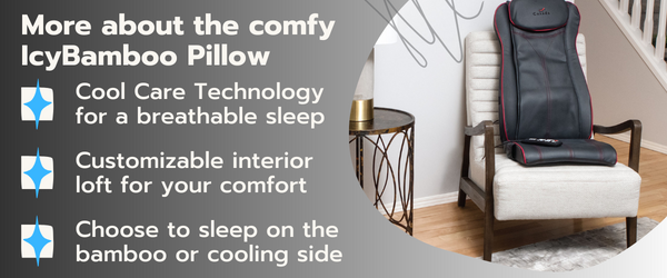 IcyBamboo Pillow Description Infographic