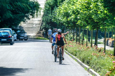 Cycling on road