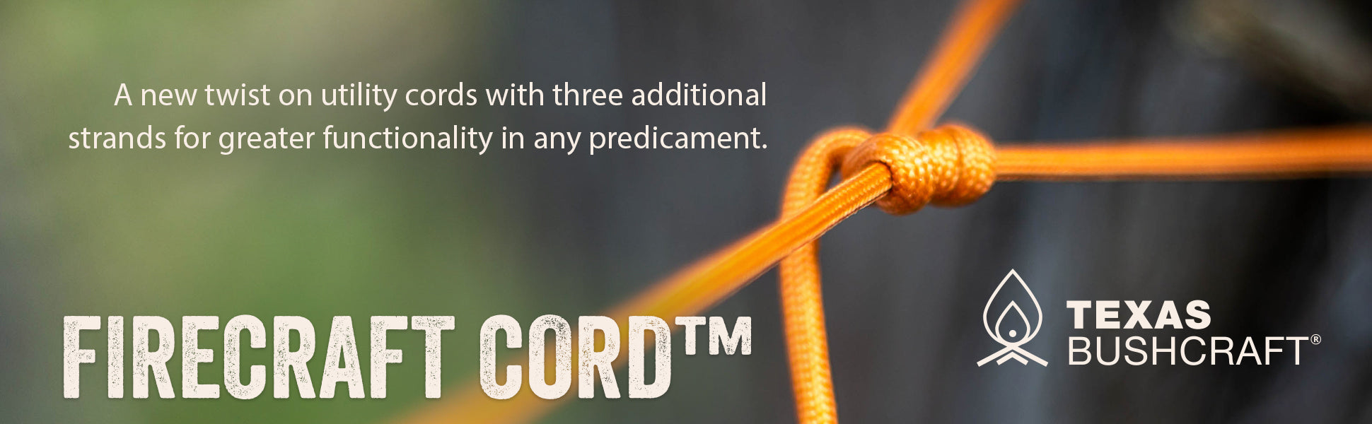 Firecraft Cord Paracord Bracelet L (7-8 Wrist) / Burnt Orange