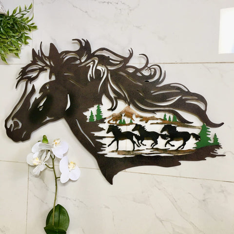 Paard Wanddecoratie – Weldoor