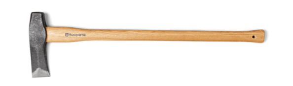 A wooden sledge axe