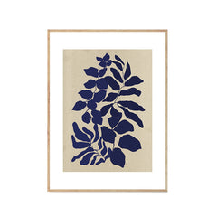 Babylon Buket by Hanna Peterson the poster club blue floral neutral art print 