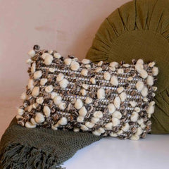 bloomingville nature cushion in wool mon pote