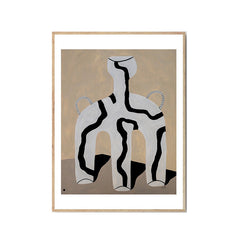 Studio Paradissi Veins 01 the poster club art print ceramic abstract neutral palette contemporary