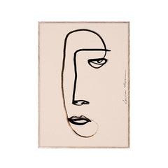 Serious Dreamer from Paper Collective 30 x 40 cm or 50 x 70 cm art print face painted abstract 
