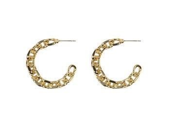 Big Metal London Orla Chain Hoops (Two Variants)