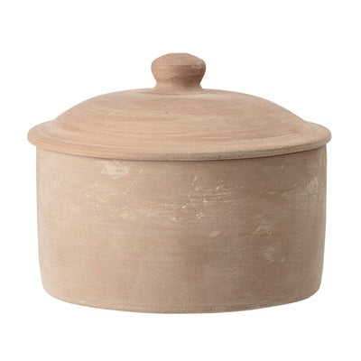 Bloomingville Terracotta Storage Jar With Lid