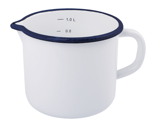 BÃ¼rstenhaus Redecker Enamel Litre Measuring Jug