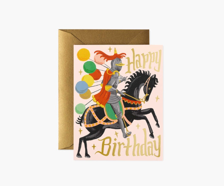 Knight Birthday Card