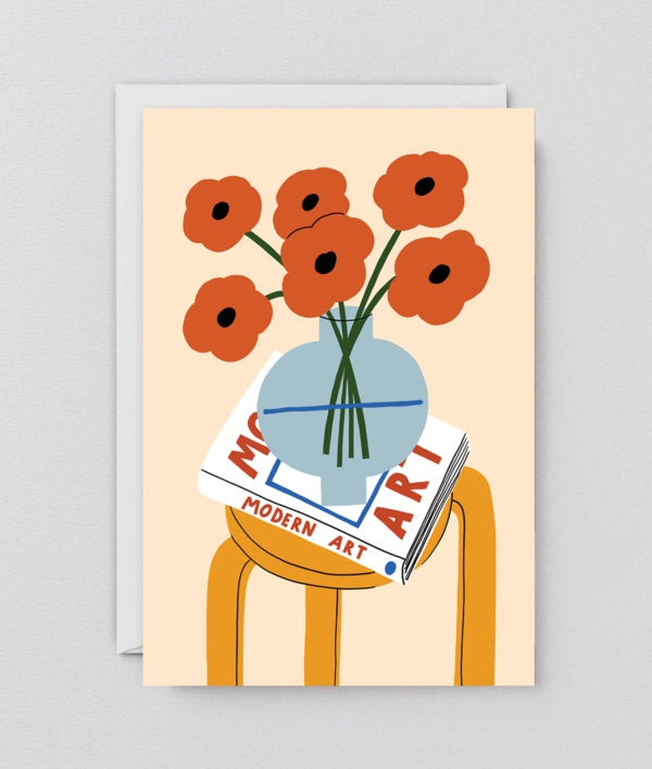 Modern Art Vase Card