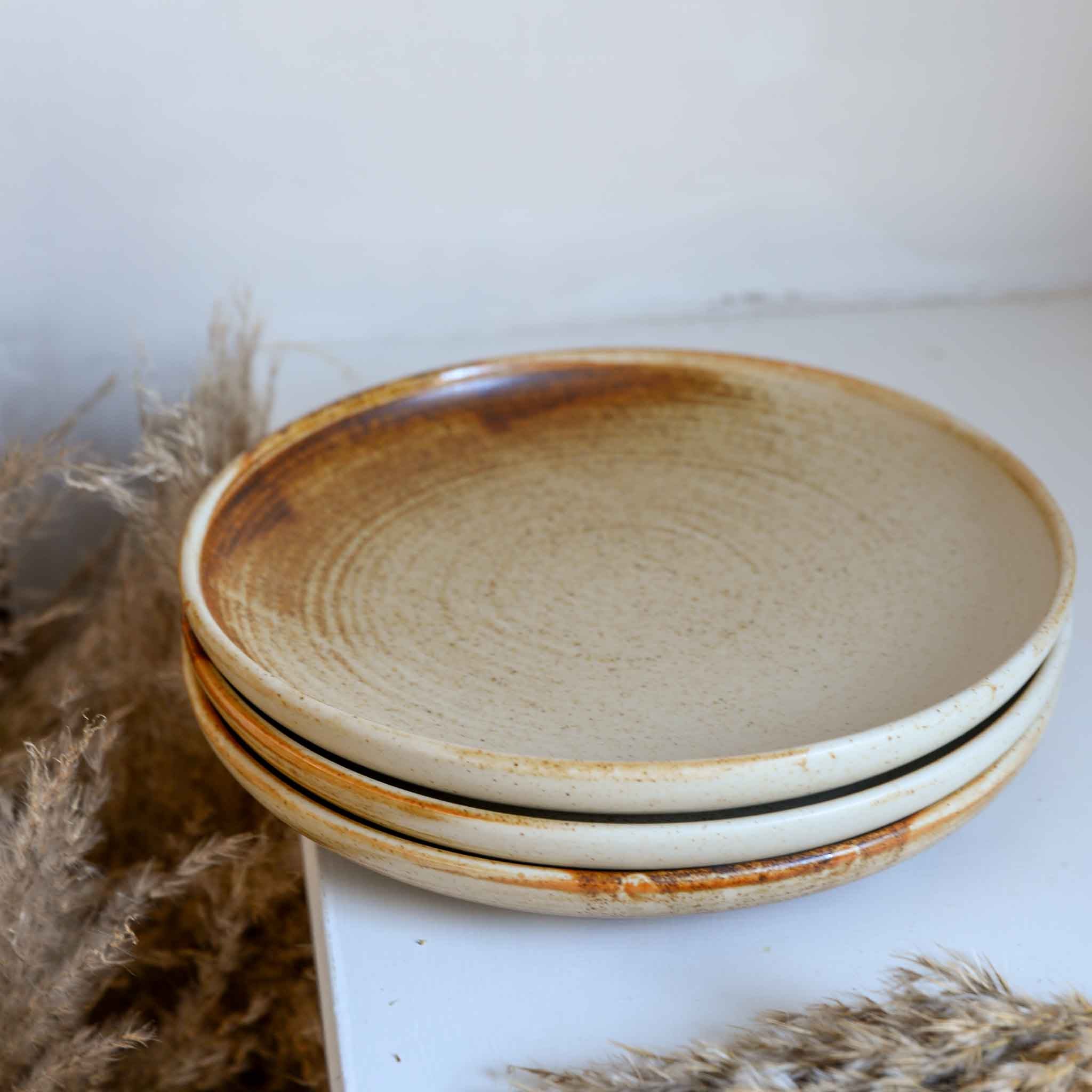 HKliving Chef Ceramics: Rustic Plates