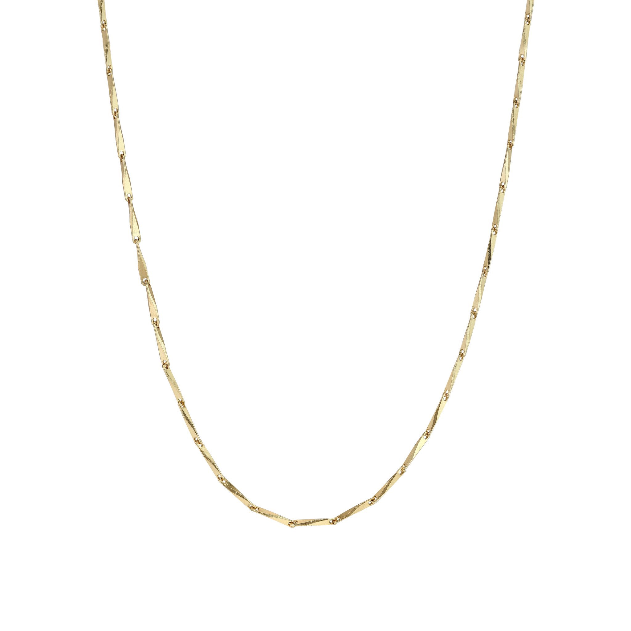 Deva Gold Plated Link Necklace