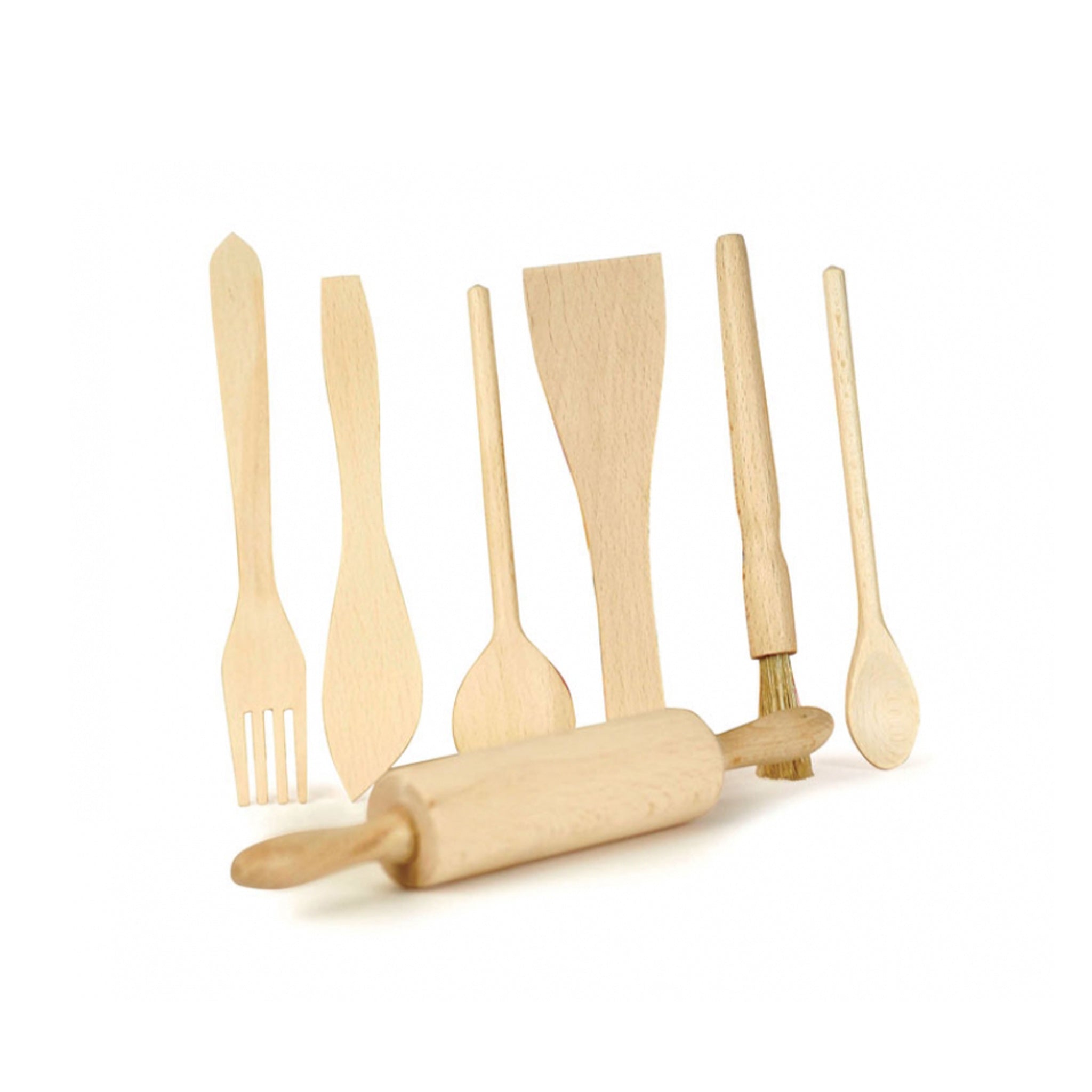 Egmont Toys Set of Wooden Kitchen Utensils