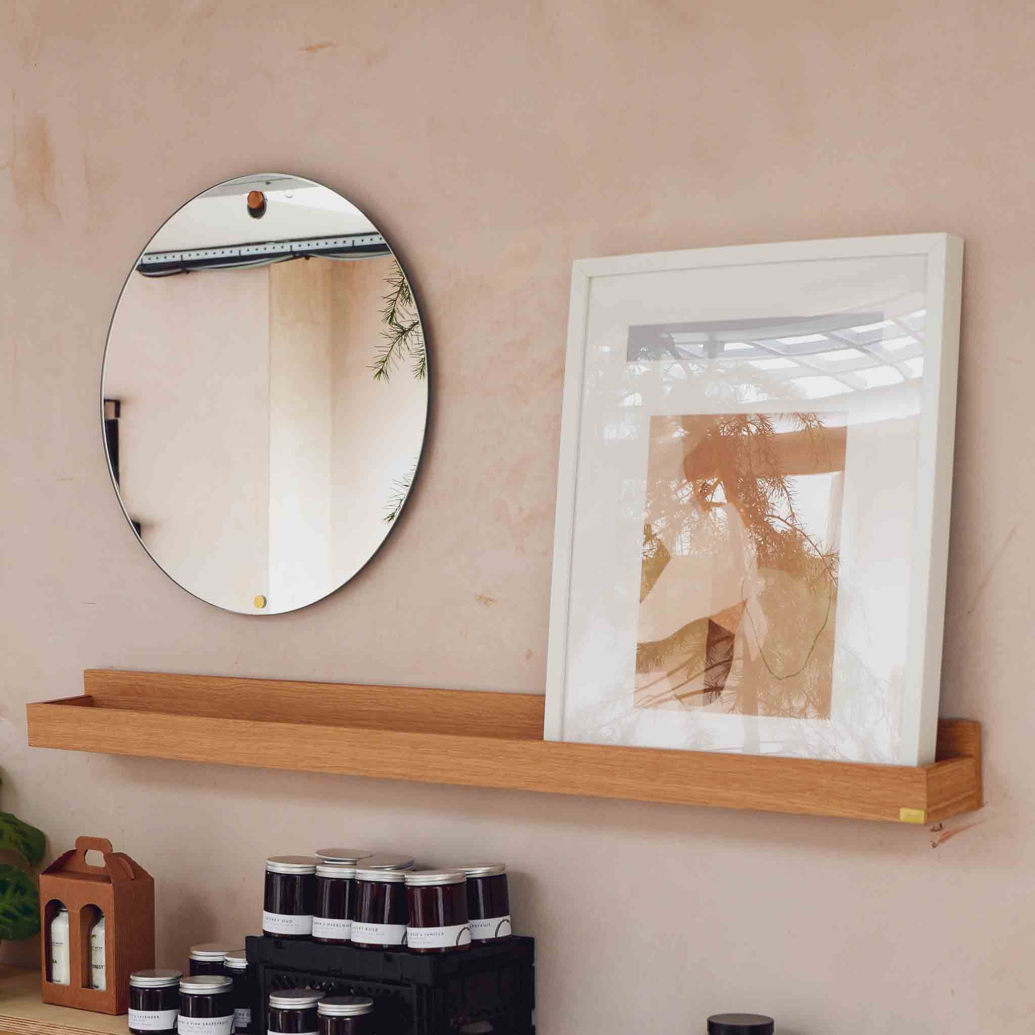 Hubsch Wall Round Mirror with Hook