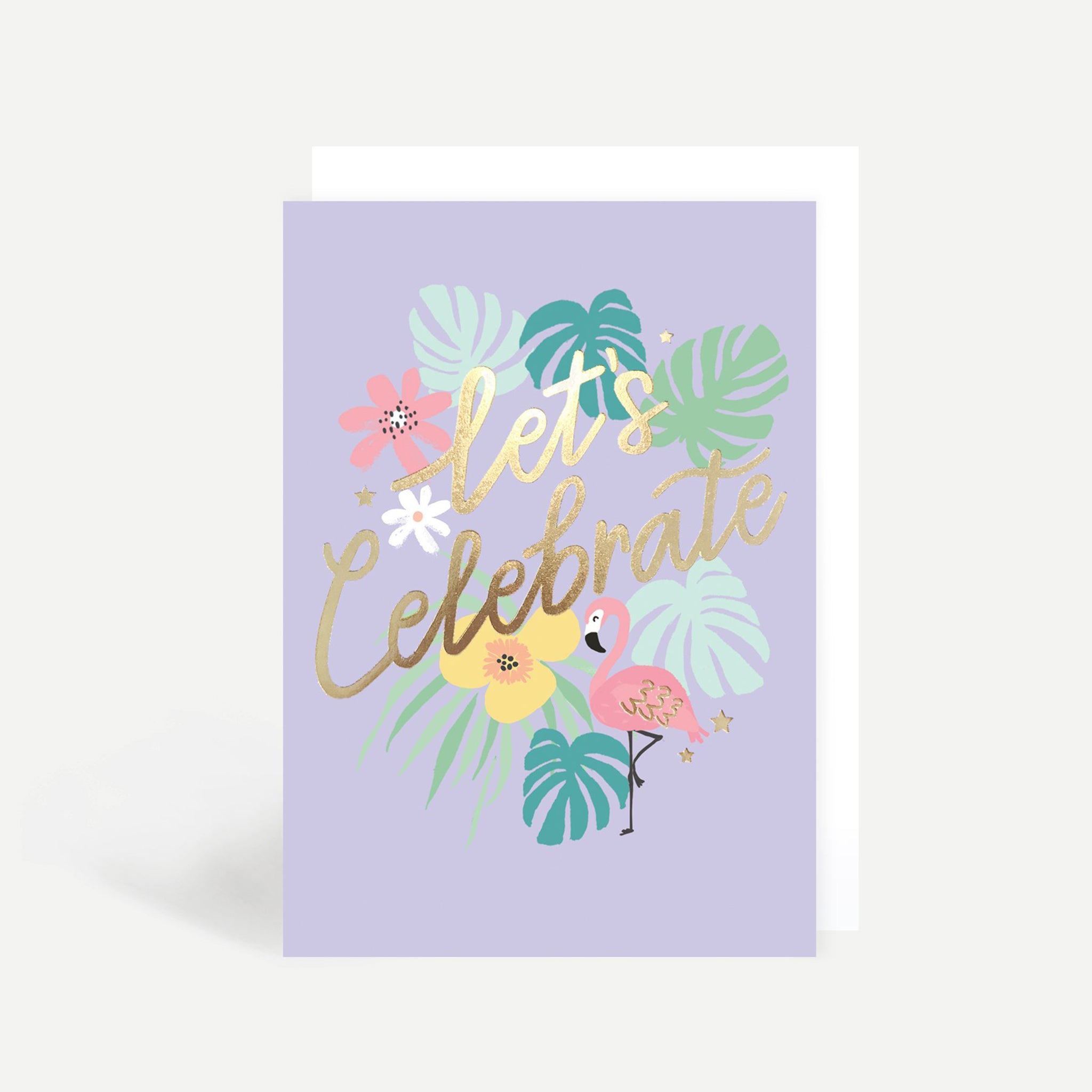 Let's Celebrate Gold Foil