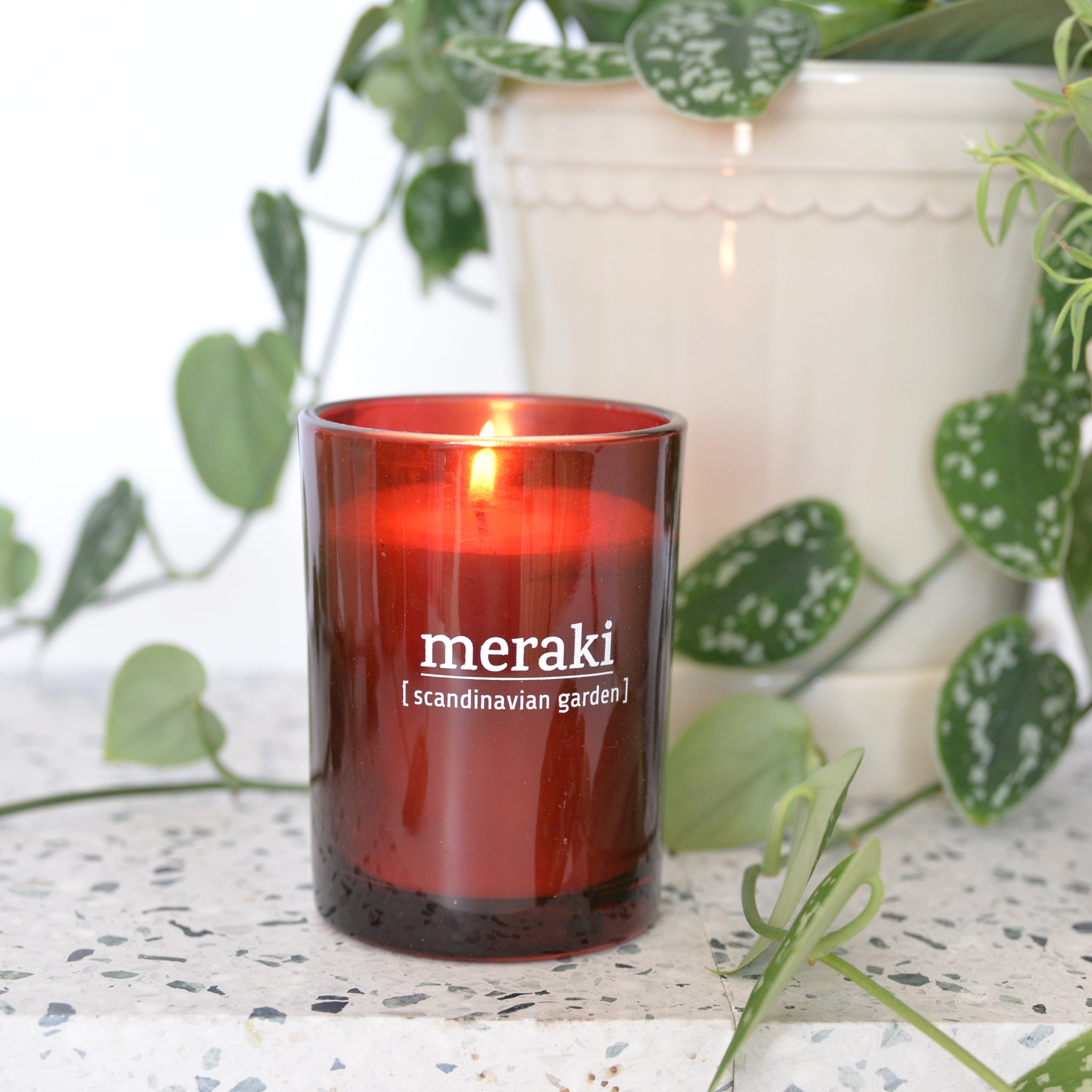 Meraki Scandinavian Garden Large Soy Candle