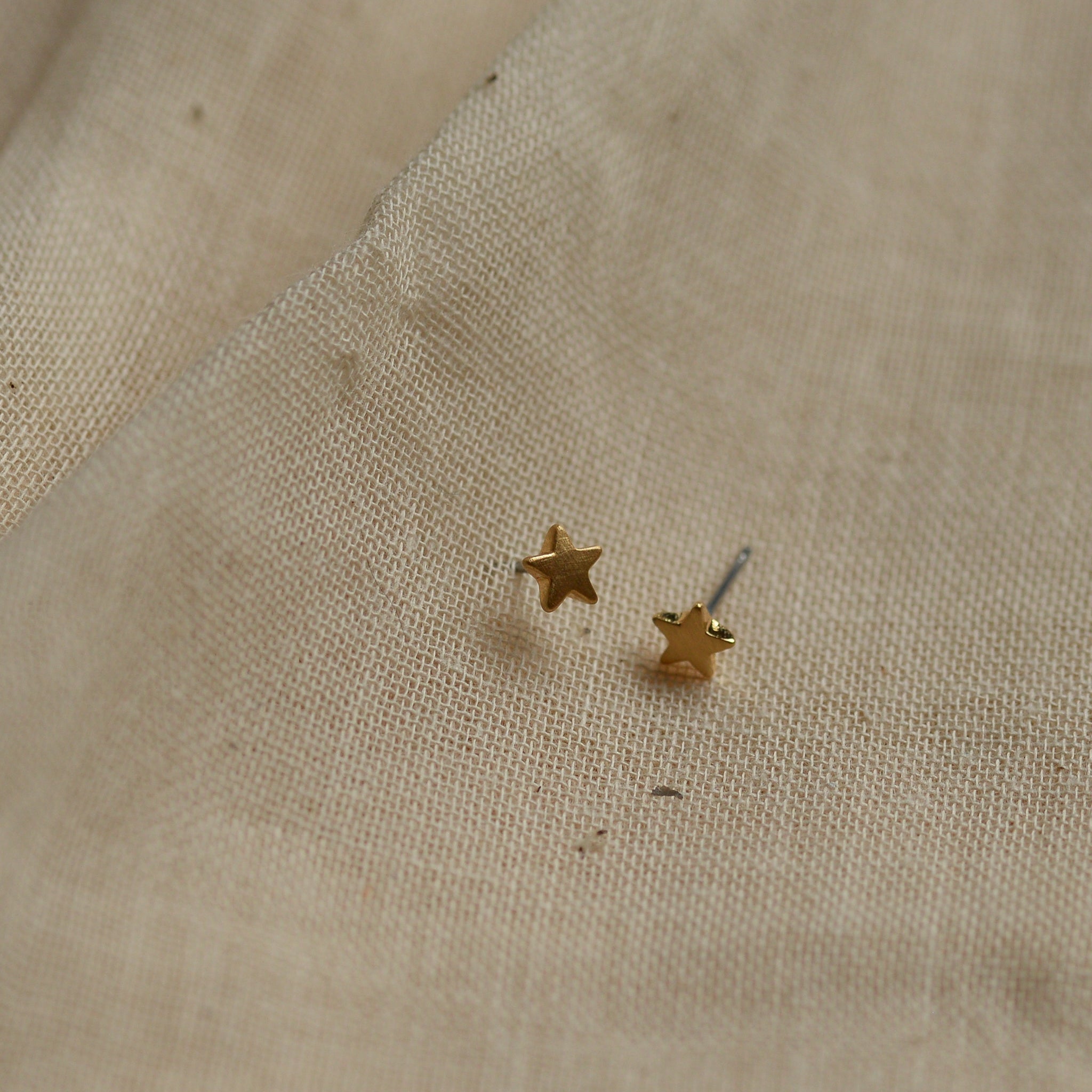 Pilgrim Ava Star Gold Plated Stud Earrings