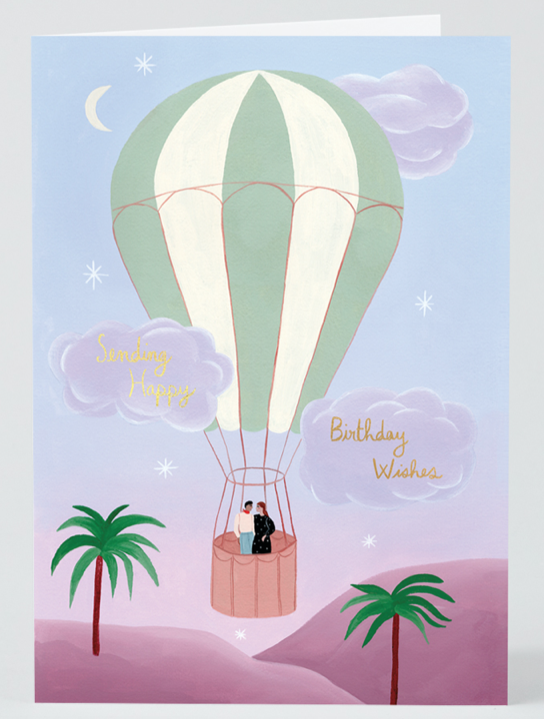 Hot Air Balloon Happy Birthday