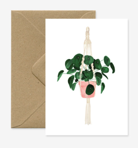 All The Ways To Say Pilea Hanging Plant Card