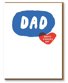 Nineteen Seventy Three Fat Bubble Fathers Day Card