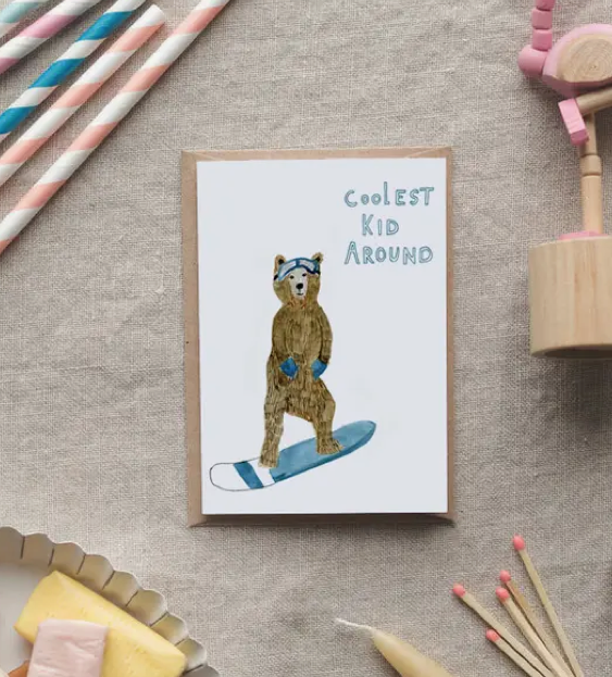 Dear Prudence Surfing Bear Jesse Card