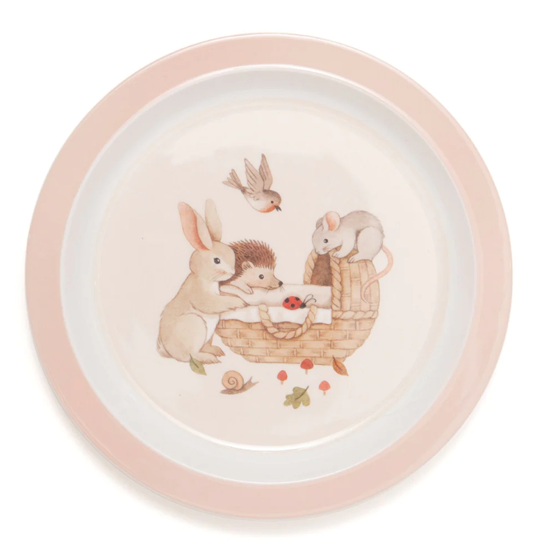 Petit Monkey Melamine Animal Plate