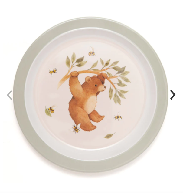 Petit Monkey Melamine Animal Plate