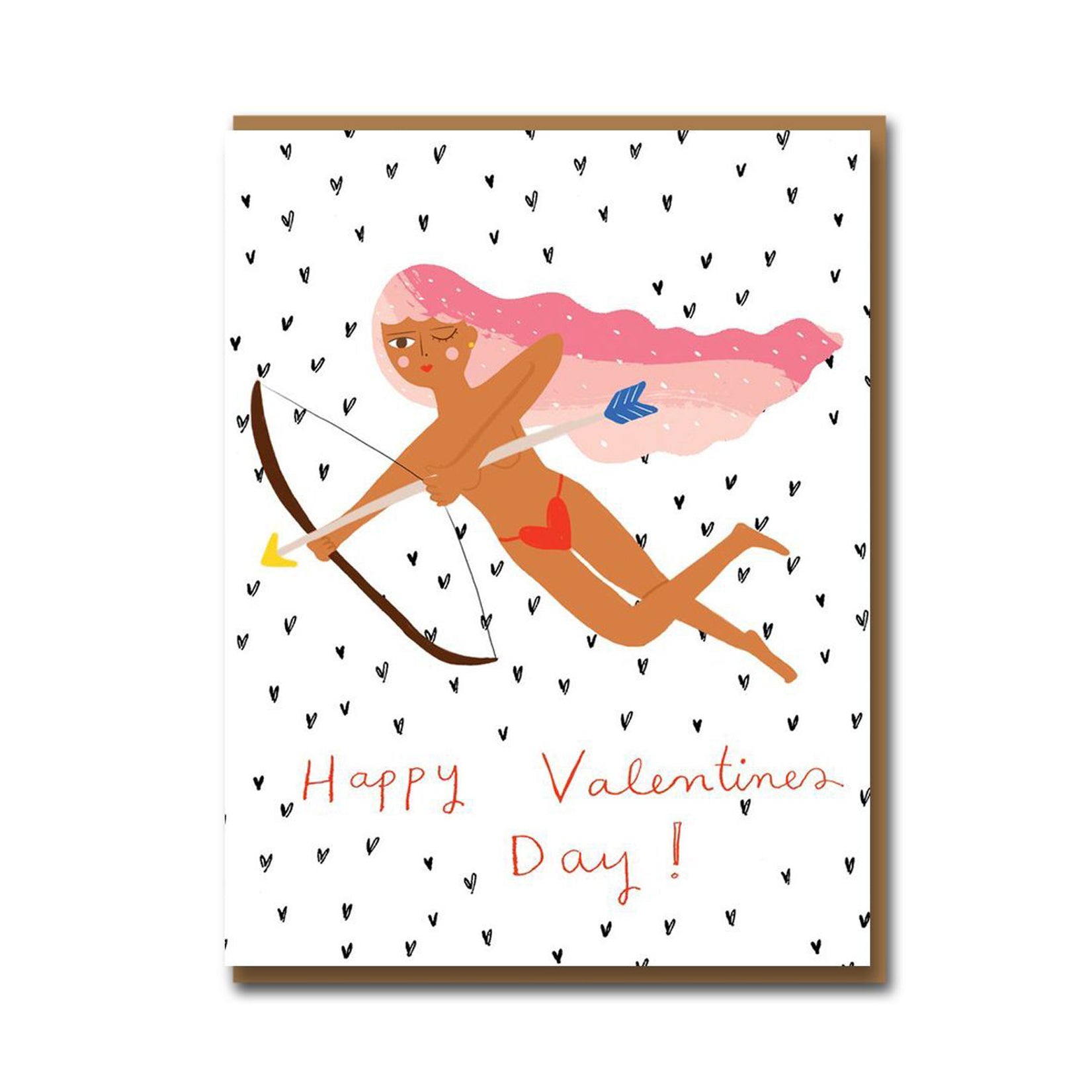 Carolyn Suzuki Goods Valentine Cupid Card