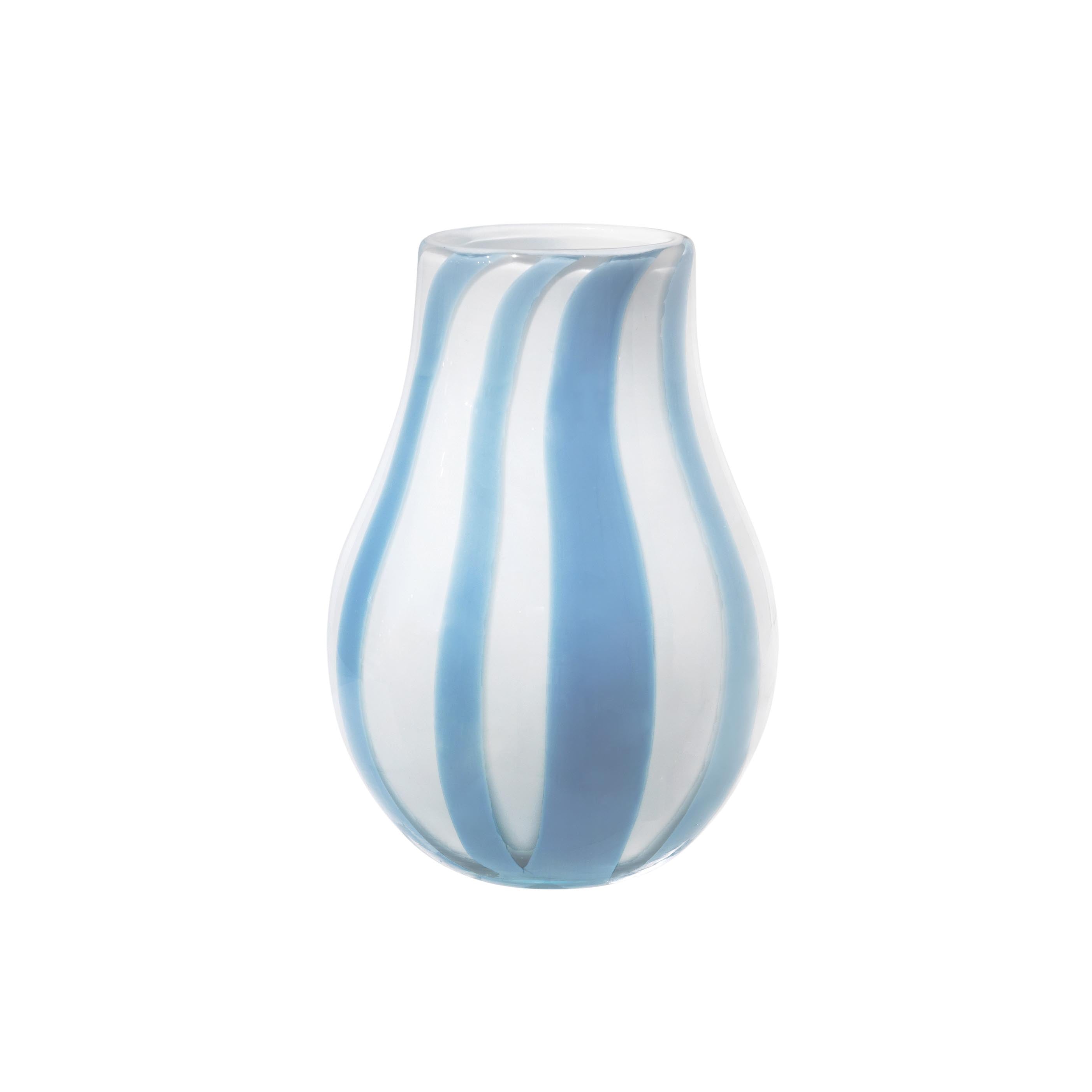 Broste Ada Mouthblown Vase in Plain Air Light Blue