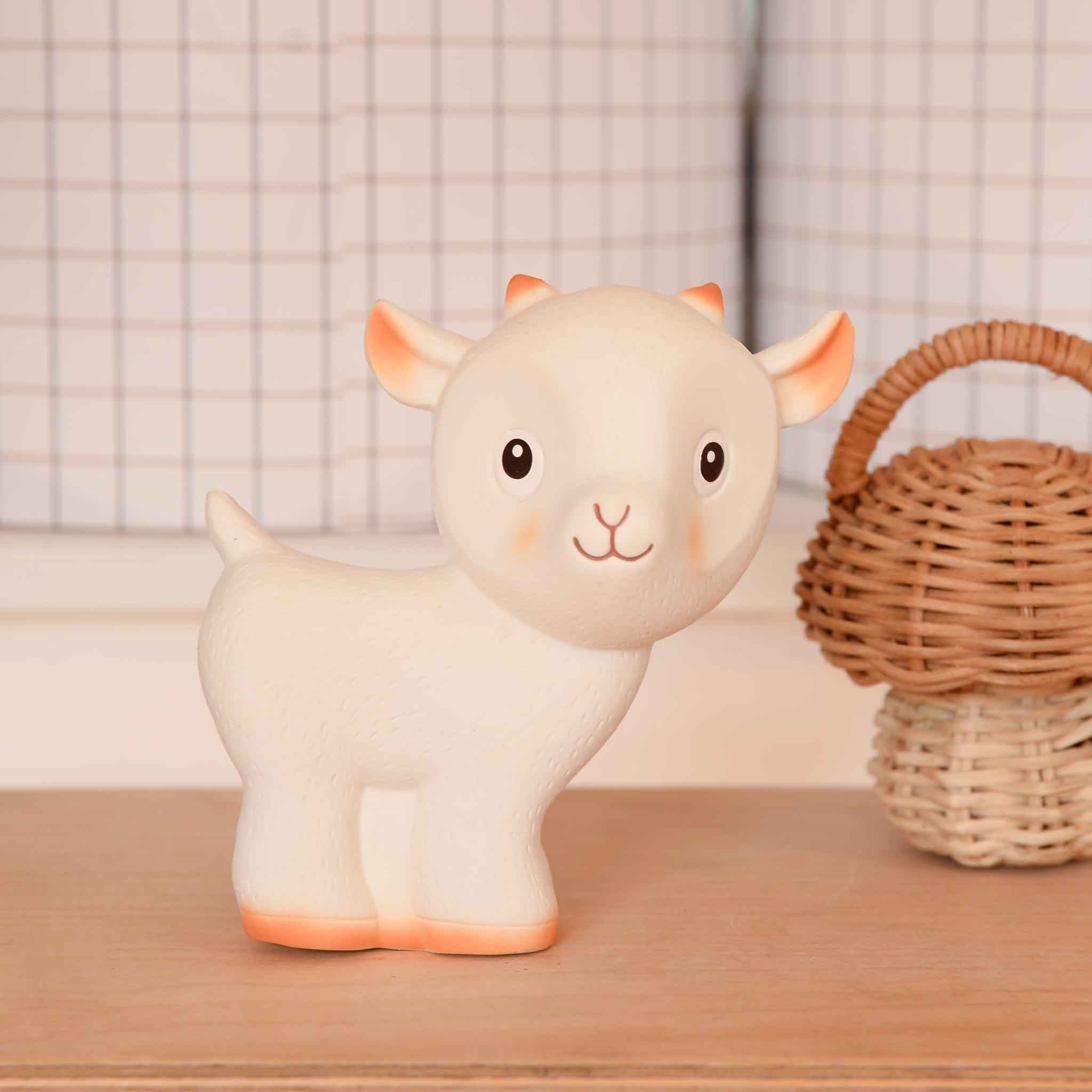 Petit Monkey George the Goat Teething Toy