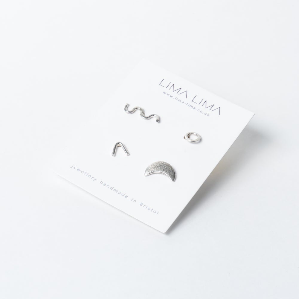 Lima Lima Random Studs Silver