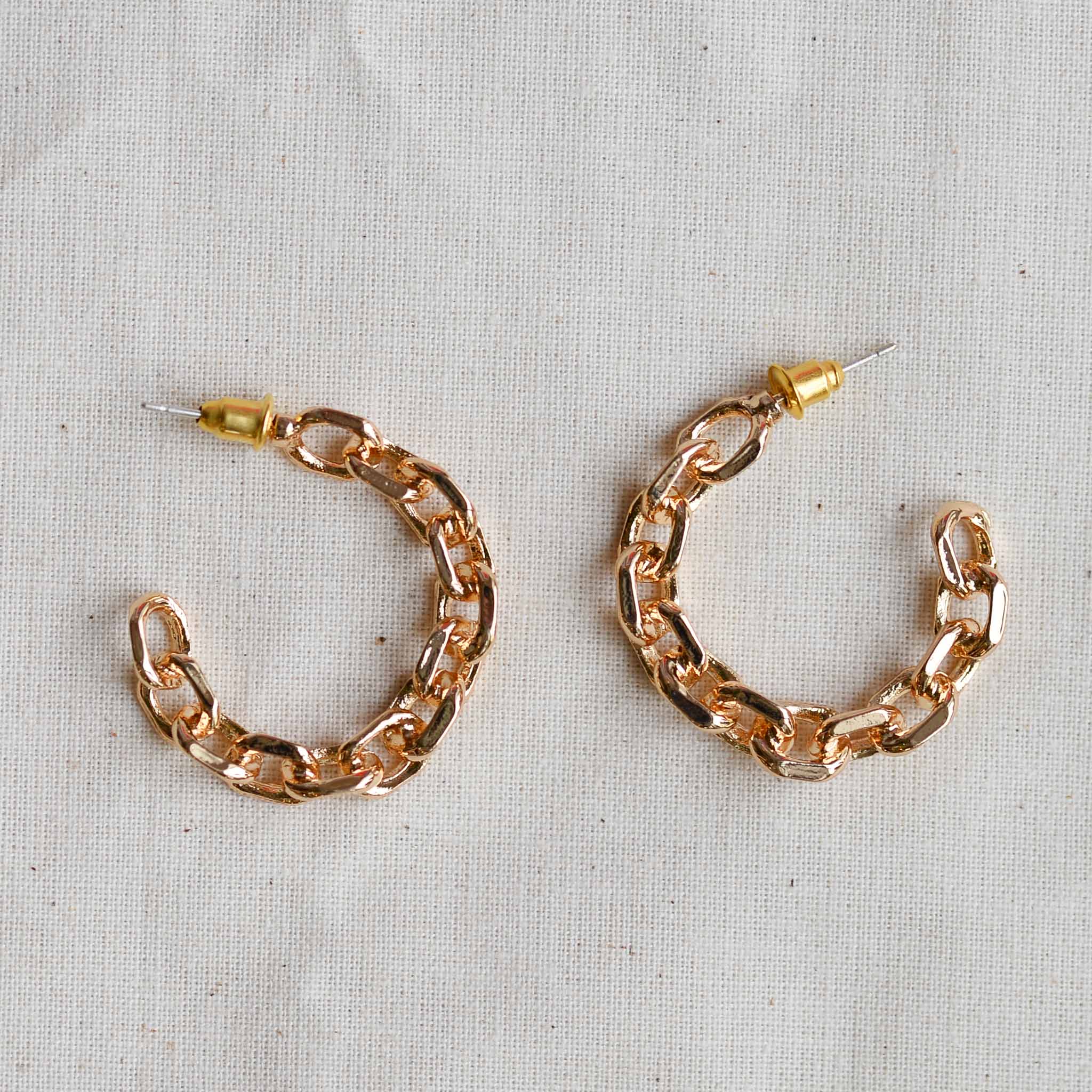 Big Metal London Orla Chain Hoops (Two Variants)