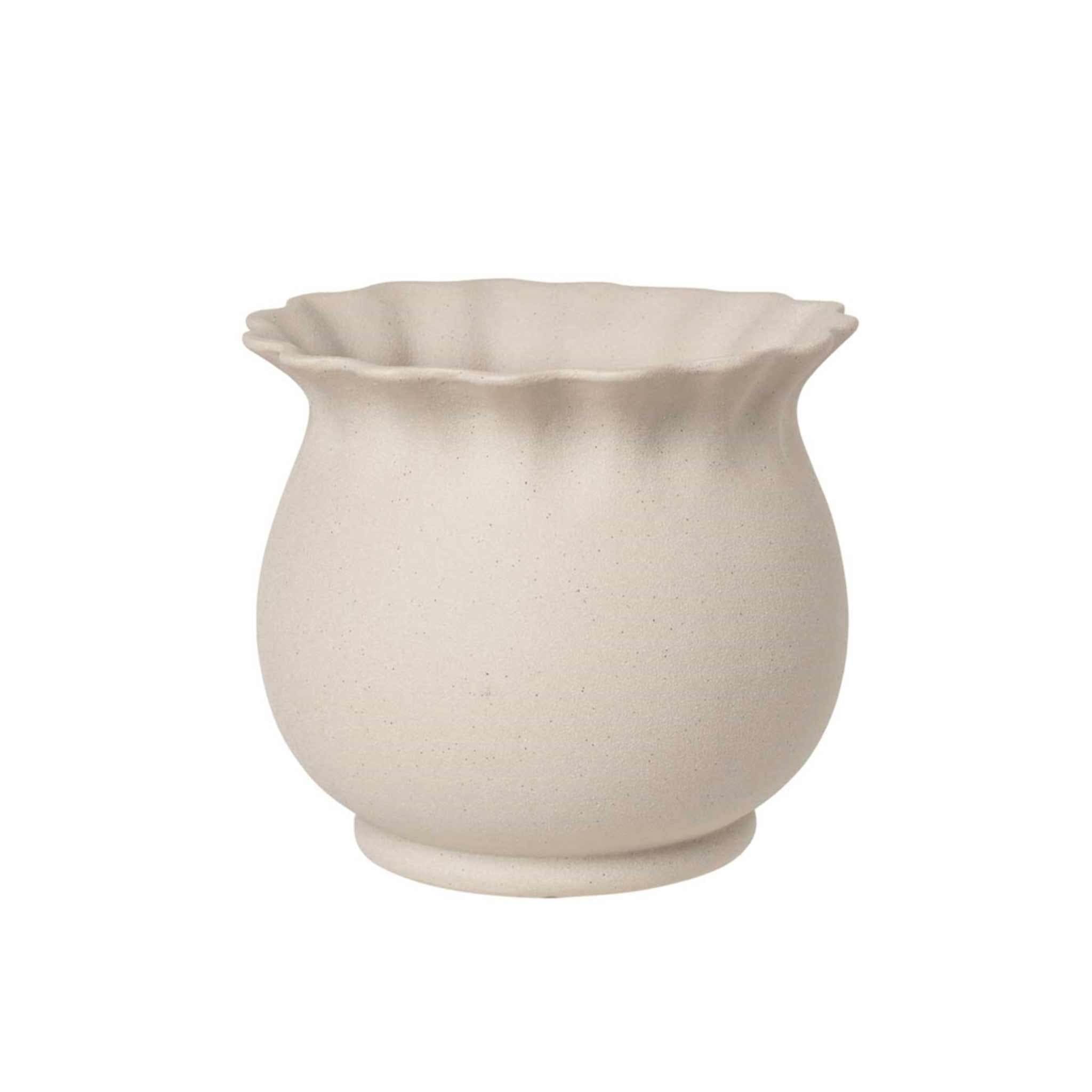 Alexa Flowerpot in Grey Sand