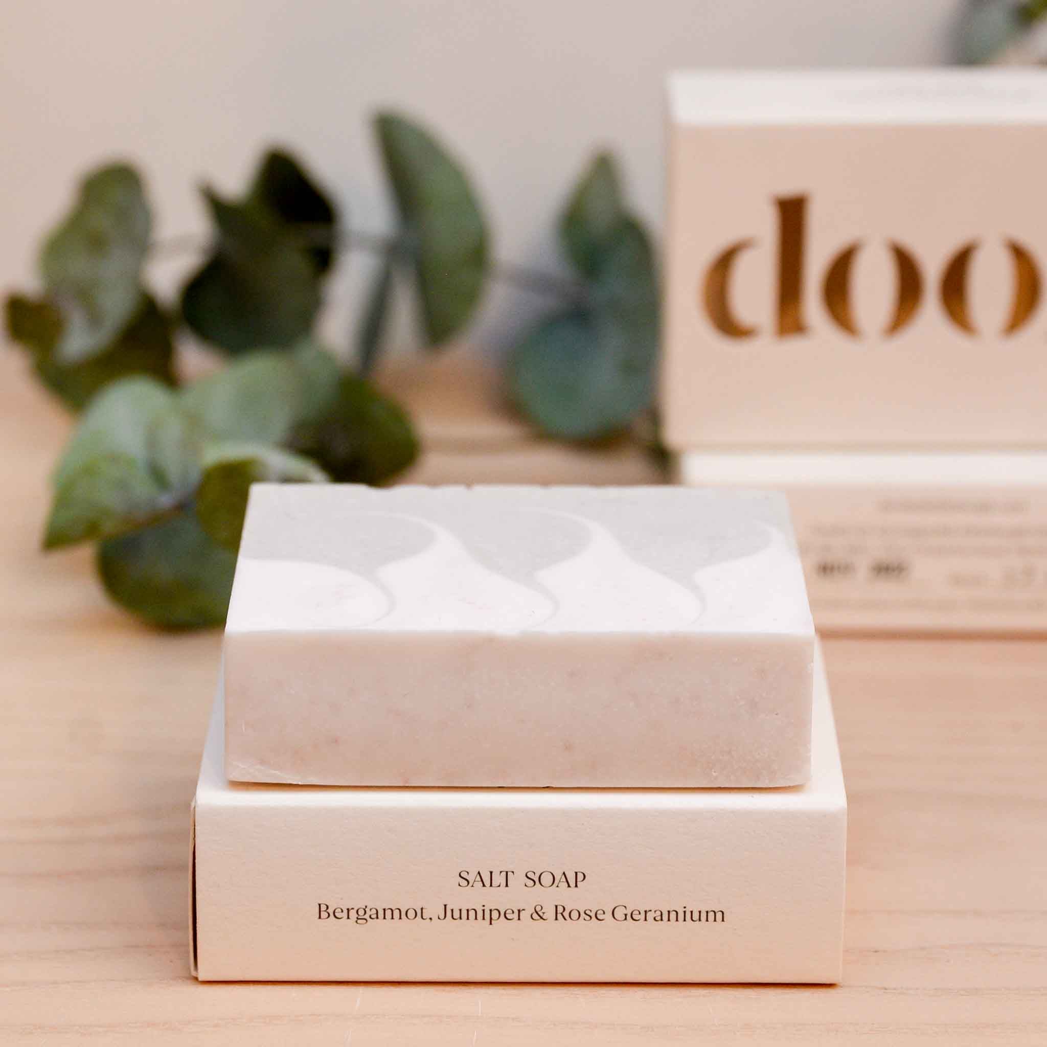 Dook Salt Soap Bergamot, Juniper and Rose Geranium