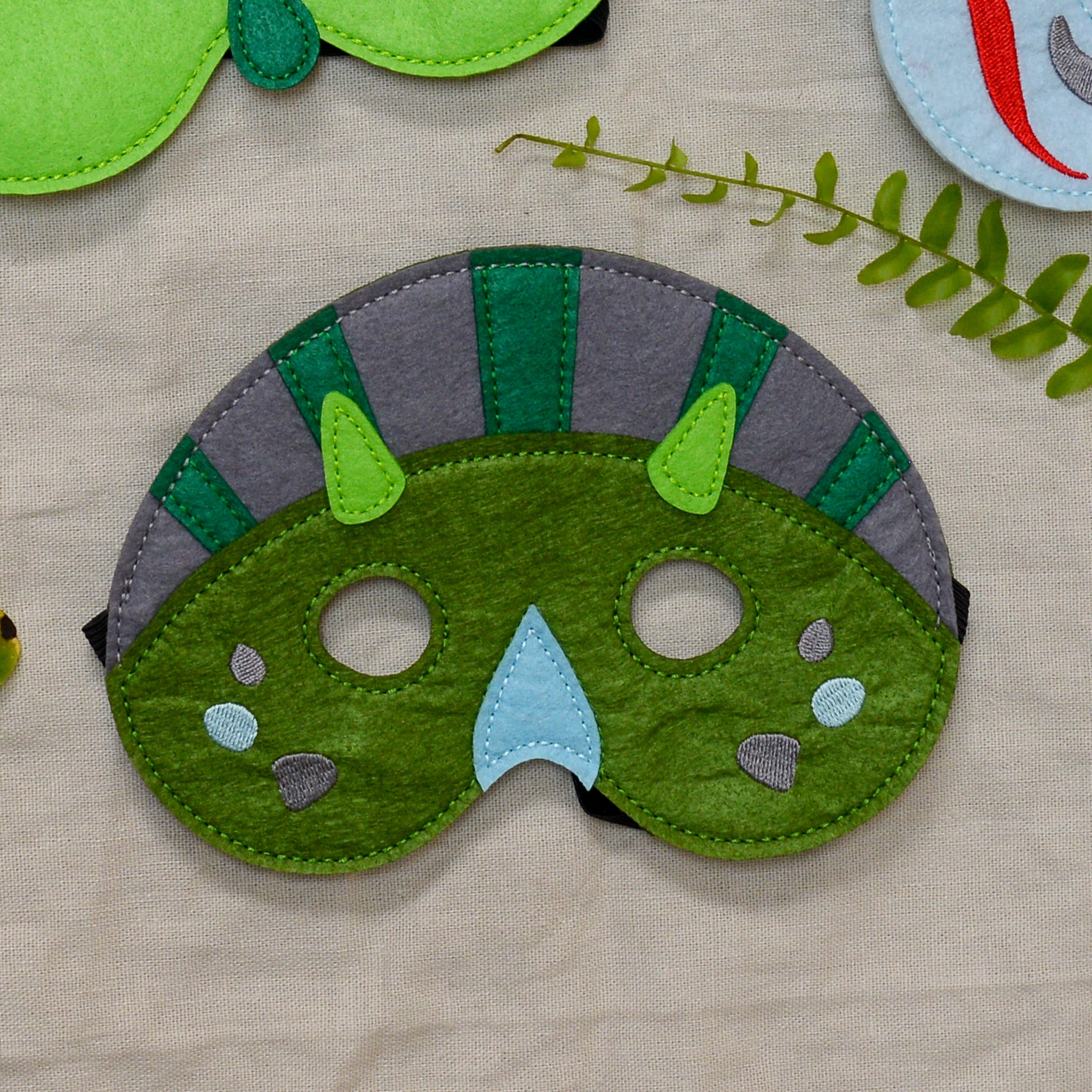 Dinosaur Felt Mask Assorted