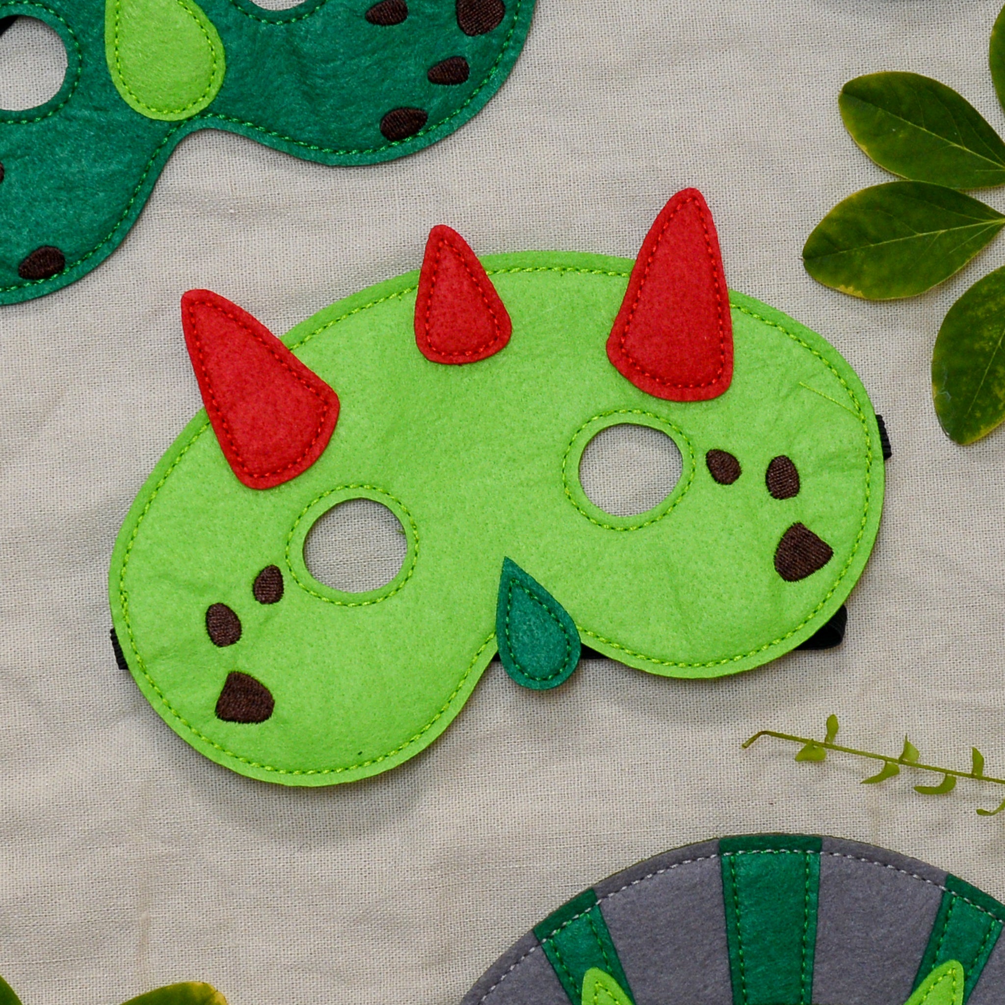 Dinosaur Felt Mask Assorted